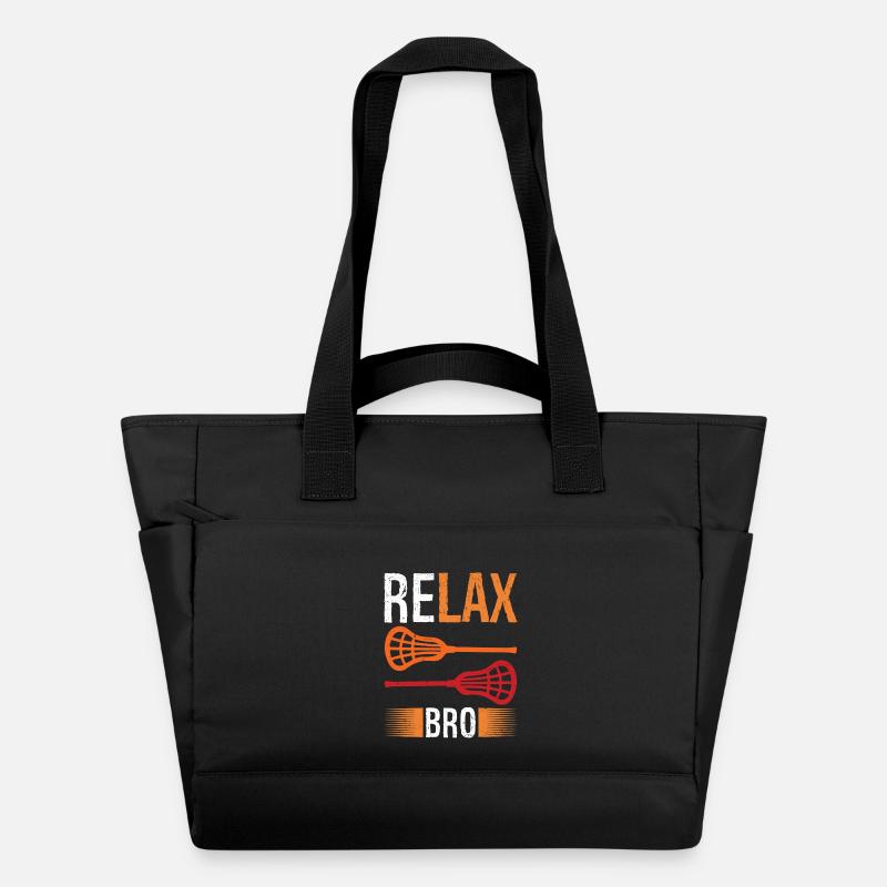 Jeu d’équipe sportive de crosse Relax Bro - Sac matelassé déperlant - noir