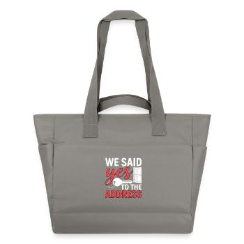 We Said Yes to The Address - Water-Repellent Padded Bag - grey - Front