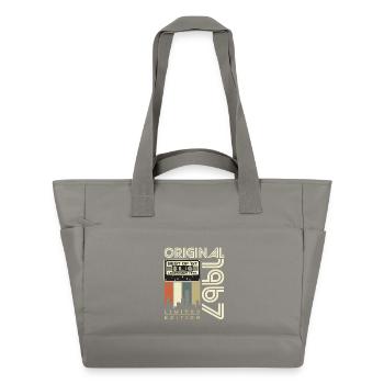 Original 1967 Jahrgang Retro Geburtstagsgeschenk - Wasserabweisende Padded Bag - Grau - Vorne