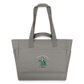 T'WAS THE 'TISM M'LORD – Stolzer Ritter-Frosch - Wasserabweisende Padded Bag - Grau - Vorne
