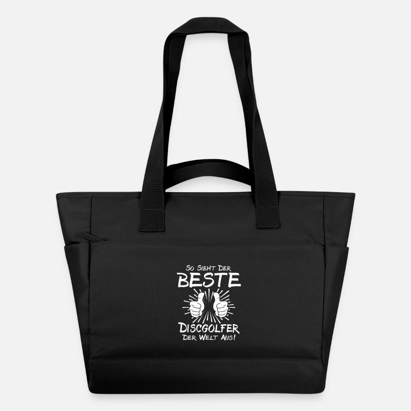 Best disc golfer - Water-Repellent Padded Bag - black