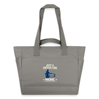 Intensive Care Paramedic Advanced EMT as Identity - Water-Repellent Padded Bag - grey - Front