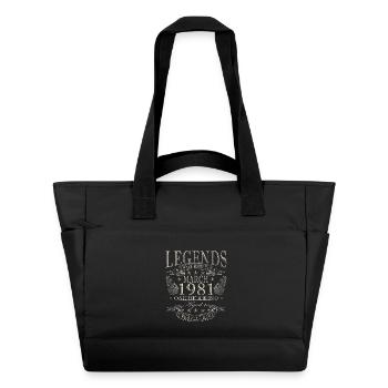 Birthday March 1981 - Water-Repellent Padded Bag - black - Front