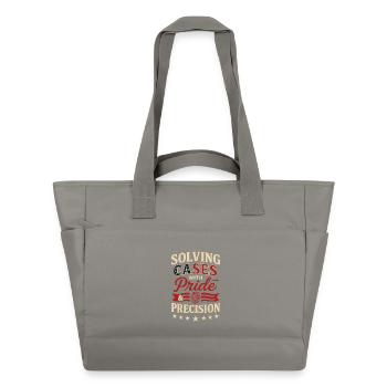 Forensic Nurse Practitioner Pride & Precision - Wasserabweisende Padded Bag - Grau - Vorne