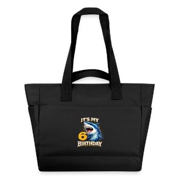 C’est mon 6e anniversaire Hai Geburtstag - Sac matelassé déperlant - noir - Devant