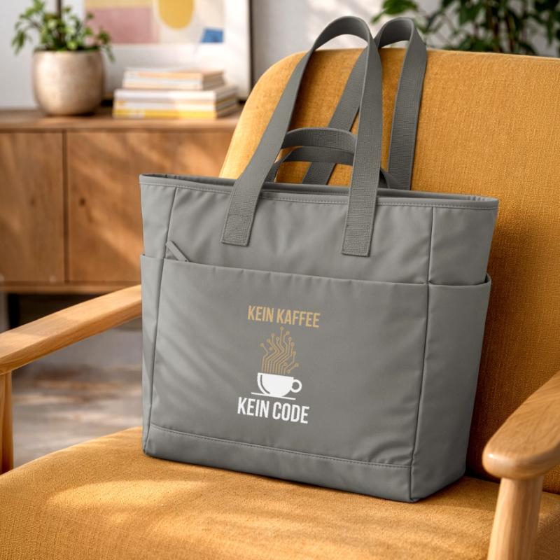 Kein Kaffee Kein Code Programmierer Informatiker Wasserabweisende Padded Bag