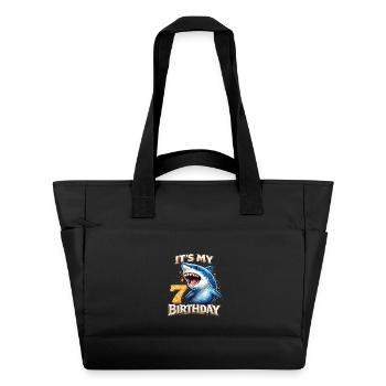 C’est mon 7e anniversaire Hai Geburtstag - Sac matelassé déperlant - noir - Devant