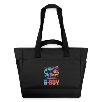 B-Boy Breakdance Streetstyle Breakdancer - Wasserabweisende Padded Bag - Schwarz - Vorne