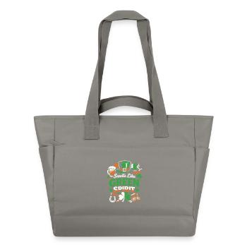 Smells like Green Spirit | St Patrick's Day - Wasserabweisende Padded Bag - Grau - Vorne