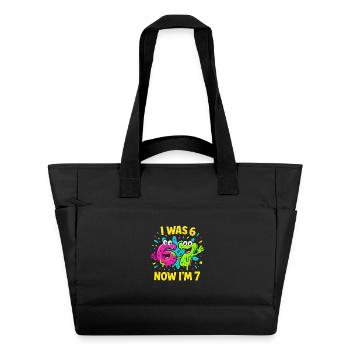 Idée cadeau humoristique de mème pour les enfants de 67 ans - Sac matelassé déperlant - noir - Devant