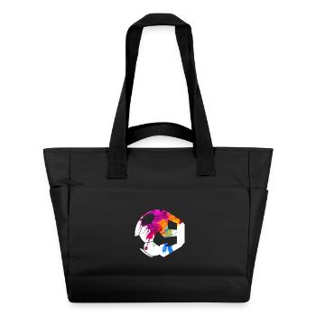 NON. 9E JOUEUR DE FOOTBALL NUMÉRO 9 FOOTBALL 9E ANNIVERSAIRE - Sac matelassé déperlant - noir - Devant