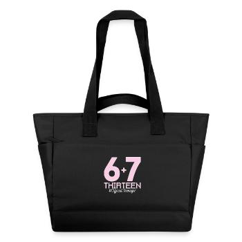 13th Birthday Shirt Funny Meme 67 Birthday 13 - Sac matelassé déperlant - noir - Devant