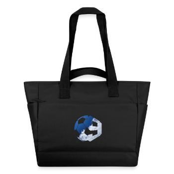 NON. 9E JOUEUR DE FOOTBALL NUMÉRO 9 FOOTBALL 9E ANNIVERSAIRE - Sac matelassé déperlant - noir - Devant