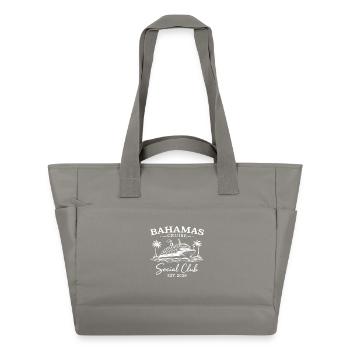 Bahamas Cruise Social Club Est 2026 - Wasserabweisende Padded Bag - Grau - Vorne