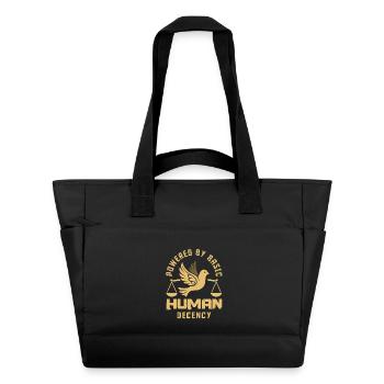 radicalized by fundamental - Water-Repellent Padded Bag - black - Front