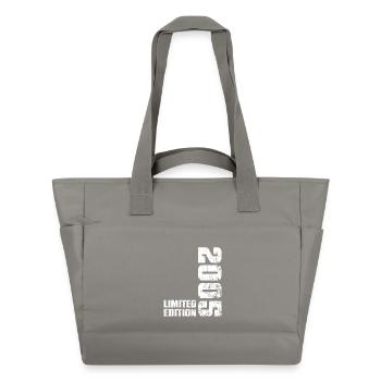 21 Year Anniversary Gift 2005 Man Woman - Water-Repellent Padded Bag - grey - Front