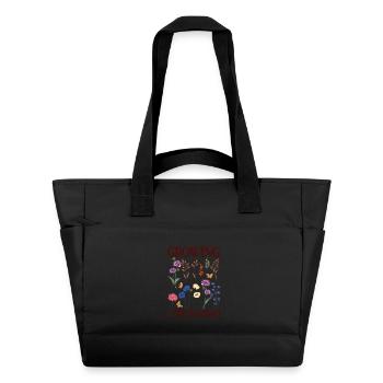 Wachsendes kleines Menschlein - Wasserabweisende Padded Bag - Schwarz - Vorne