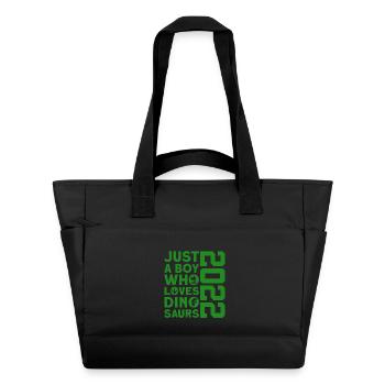 DINO 2022 DINOSAUR 4E ANNIVERSAIRE - Sac matelassé déperlant - noir - Devant
