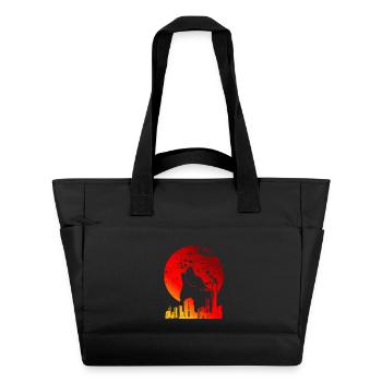 | LUNE DE SANG CADEAUX DE PLEINE LUNE ROUGE - Sac matelassé déperlant - noir - Devant