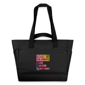 Deutsche Dogge - Wasserabweisende Padded Bag - Schwarz - Vorne