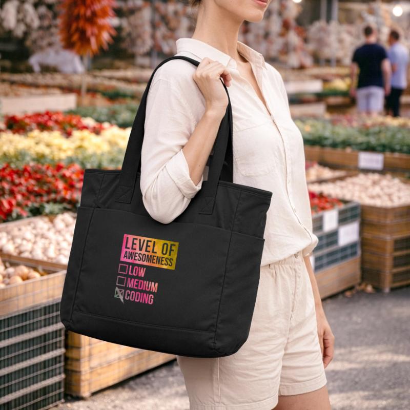 Coding Water-Repellent Padded Bag