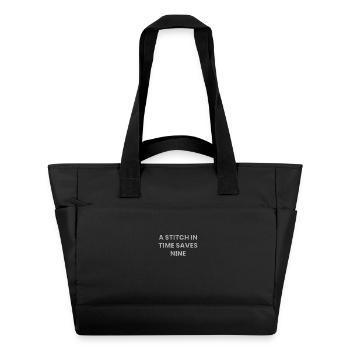 Un point à temps en sauve neuf - Sac matelassé déperlant - noir - Devant