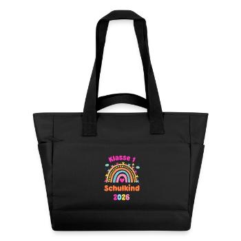 Inscription des élèves de 1re année 2026 à l’école Rainbow - Sac matelassé déperlant - noir - Devant