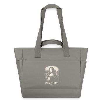 Monday Lisa – Surviving Mondays - Water-Repellent Padded Bag - grey - Front