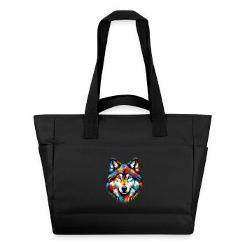 Loup - Sac matelassé déperlant - noir - Devant
