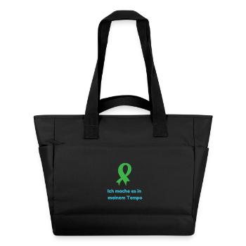 I do it at my pace - Water-Repellent Padded Bag - black - Front