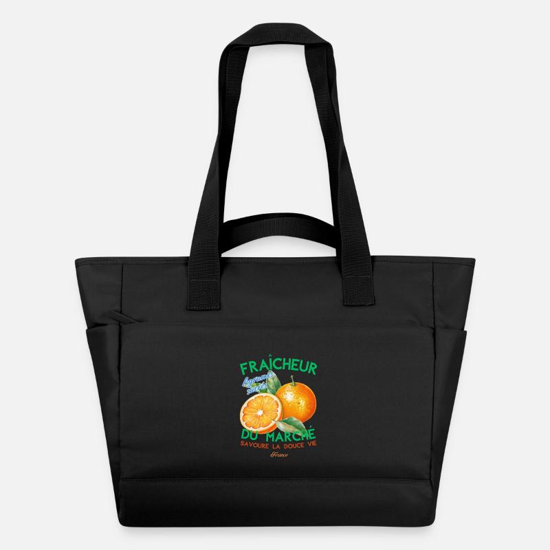 Fraicheur du marché - Sac matelassé déperlant - noir