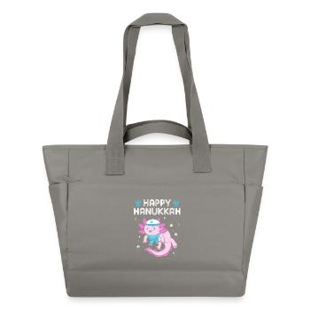 Hanukah Chanukkah Hanukkah - Wasserabweisende Padded Bag - Grau - Vorne