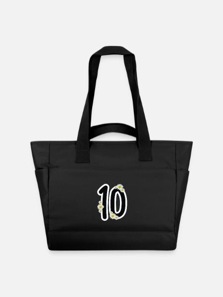 10 Years Birthday Tenth Birthday Shirt - Water-Repellent Padded Bag - black