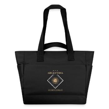 Argentine  vintage -En union et liberté - Sac matelassé déperlant - noir - Devant