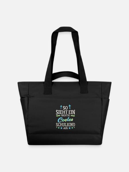 So sieht ein richtig cooles Schulkind aus - Wasserabweisende Padded Bag - Schwarz