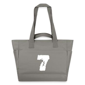 7 Nummer sieben - Wasserabweisende Padded Bag - Grau - Vorne