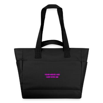 Your Secrets, My Silence - Sac matelassé déperlant - noir - Devant