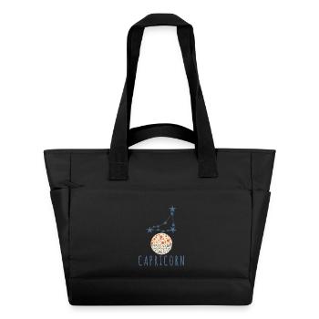 Das Sternbild Steinbock - Wasserabweisende Padded Bag - Schwarz - Vorne