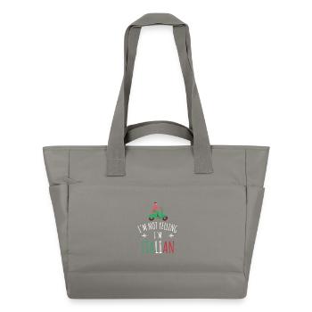 I'm Italian - Wasserabweisende Padded Bag - Grau - Vorne