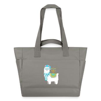 Chanukkah Hanukkah Hanukah - Wasserabweisende Padded Bag - Grau - Vorne