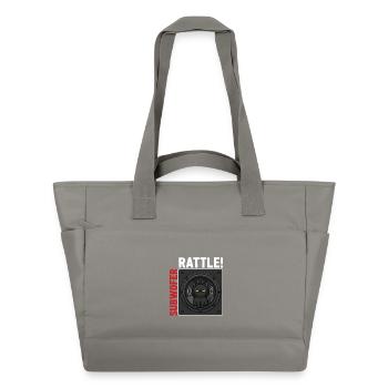 Subwoofer Rattle Cat Music Bass - Water-Repellent Padded Bag - grey - Front