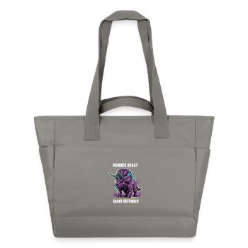Tricératops Giant Defender Dinosaure - Sac matelassé déperlant - gris - Devant