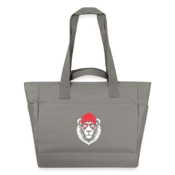 Bonnet de cœurs XO Lion - Sac matelassé déperlant - gris - Devant