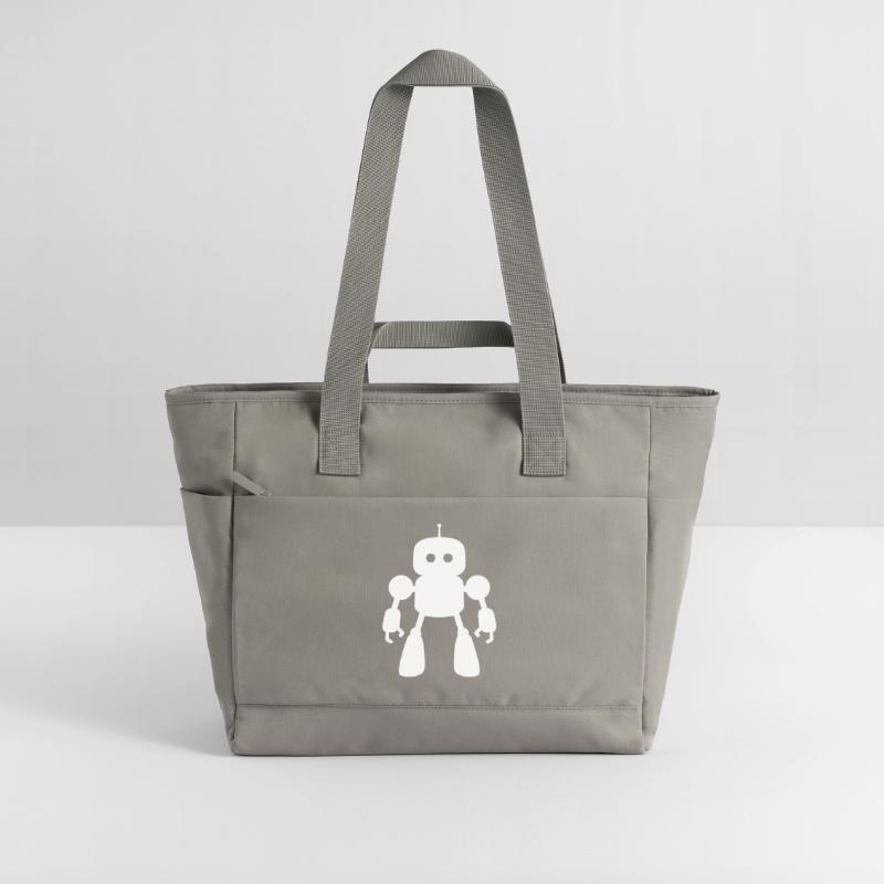 Robots – Artificial Intelligence Sci-Fi Design Water-Repellent Padded Bag