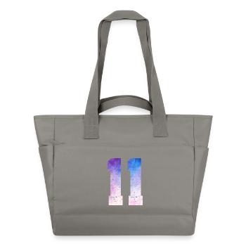 Issue 11 – 11th Anniversary Gift - Water-Repellent Padded Bag - grey - Front