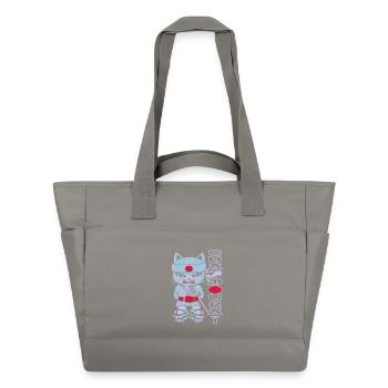 Chat mouraï flex - Wasserabweisende Padded Bag - Grau - Vorne