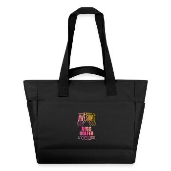 Discgolf - Wasserabweisende Padded Bag - Schwarz - Vorne