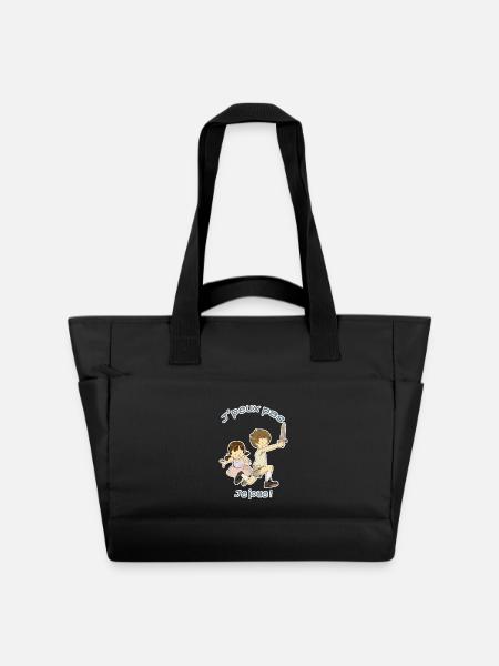 I can't, I'm playing! - Water-Repellent Padded Bag - black