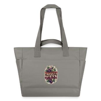 Prosecco Queen Party - Sac matelassé déperlant - gris - Devant