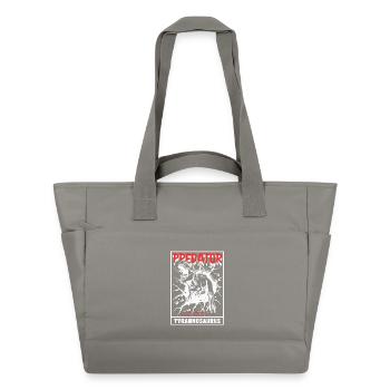 Predator - Tyrannosaurus - Water-Repellent Padded Bag - grey - Front